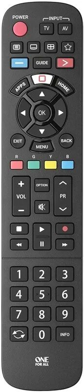 one-for-all One for all urc4914 mando a distancia de reemplazo para televisores panasonic