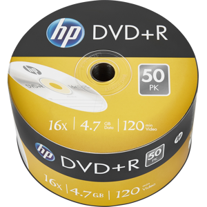 Hewlett Packard HP DRE00070 - DVD+R 4.7GB/120Min, 50-er Bulk