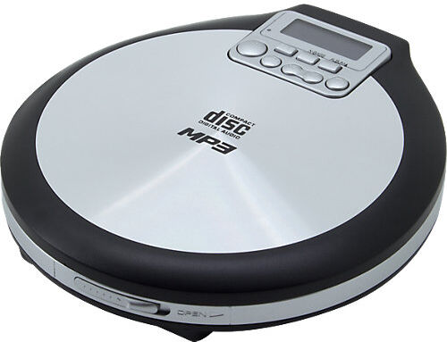 Soundmaster Tragbarer CD/MP3 Player, silber