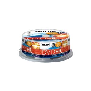 Philips DR4S6B25F - 25 x DVD+R - 4.7 GB (120min) 16x - spindle