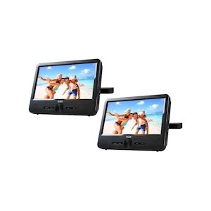 D-jix Pvs 706-50sm Lecteur Dvd Portable 7 Double Ecran + Supports Appui-tete