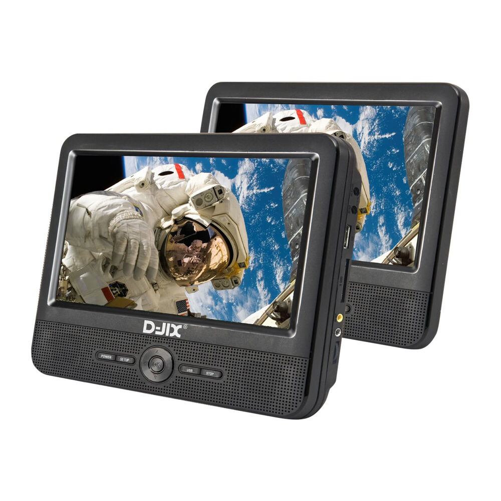 D-Jix PVS 906-50SM Lecteur DVD/Blu-Ray portable Lecteur DVD portable Mural 22,9 cm (9