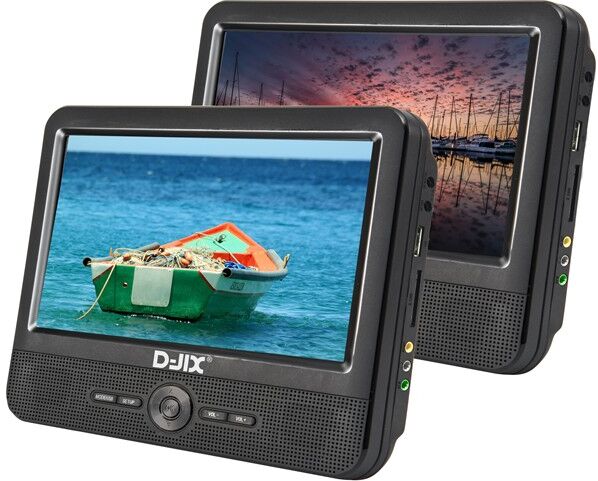 D-jix 2 Lecteurs Dvd Pour Voiture D-jix Pvs906-70dp