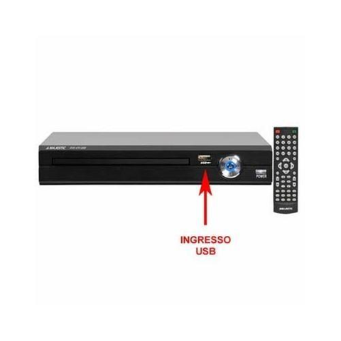 Majestic Lettore DVD Mpeg Dvx 475 USB  con Ingresso USB Dvx 2075 Audiola