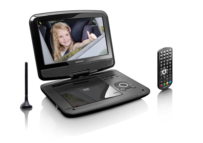 Lenco DVP-9413 Portable DVD player Convertibile 9" Nero lettore DVD/Blu-Ray portatile