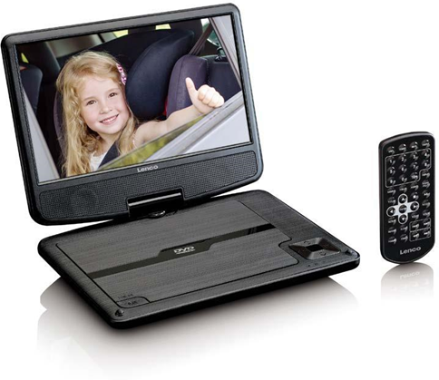 Lenco DVP-901 Lettore DVD portatile Da tavolo Nero 22,9 cm (9")