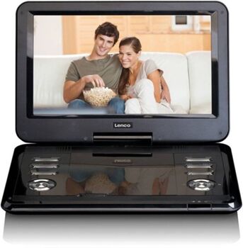 Lenco Leitor DVD Portátil 12'' DVP 1210 Preto