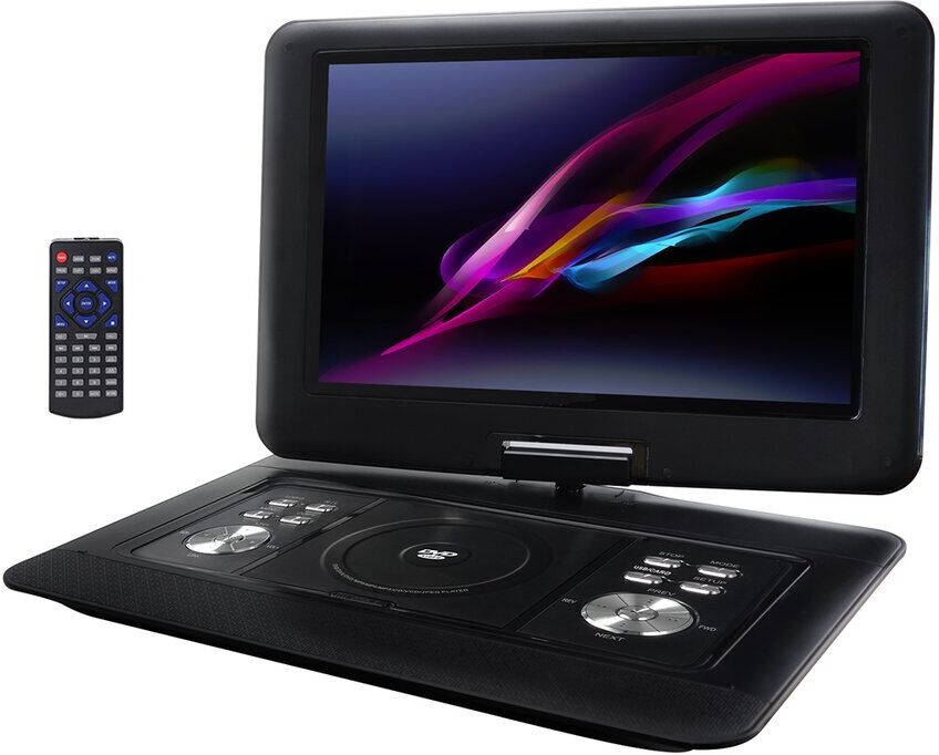 Trexonic 14.1in Portable DVD Player with Swivel TFT-LCD Screen NoColor NoSize