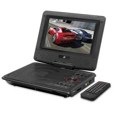 GPX 7-in. Portable DVD Player with Swivel Screen, Black