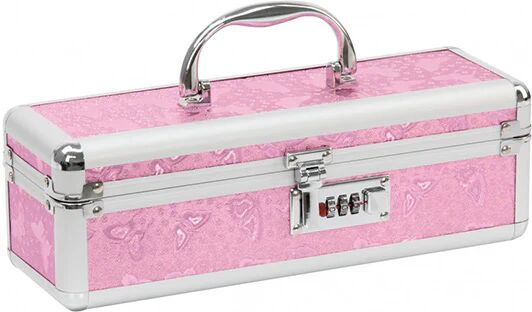 BMS Lockable Vibrator Case Pink