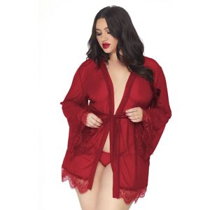 Leg Avenue Short robe, tie & string +