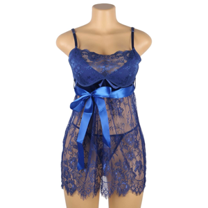 Ohyeah Eyelash Trim Lace Babydoll 3XL   (44 - 46)