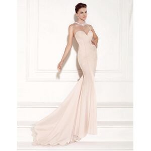 Ohyeah Apricot Transparent Gauze Evening Dress XL