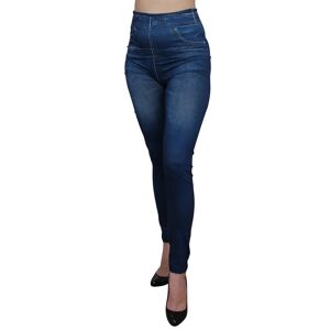 Fashion Diffusion Legging bleu style jean neuf Bleu