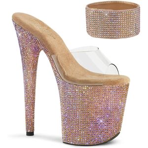 Pleaser BEJEWELED-812RS BEJ812RS/C/ROGLDRS