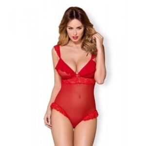 Obsessive Body 863-TED-3 Rouge - Taille : S/M - 36/38