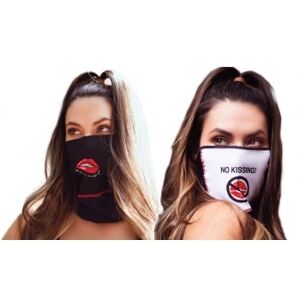 Mapale Masque De Protection Imprime Levres Rouges