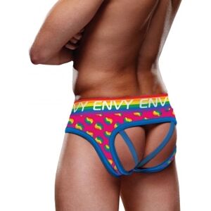 Envy Jockstrap Rainbow Hearts - Taille : S/M