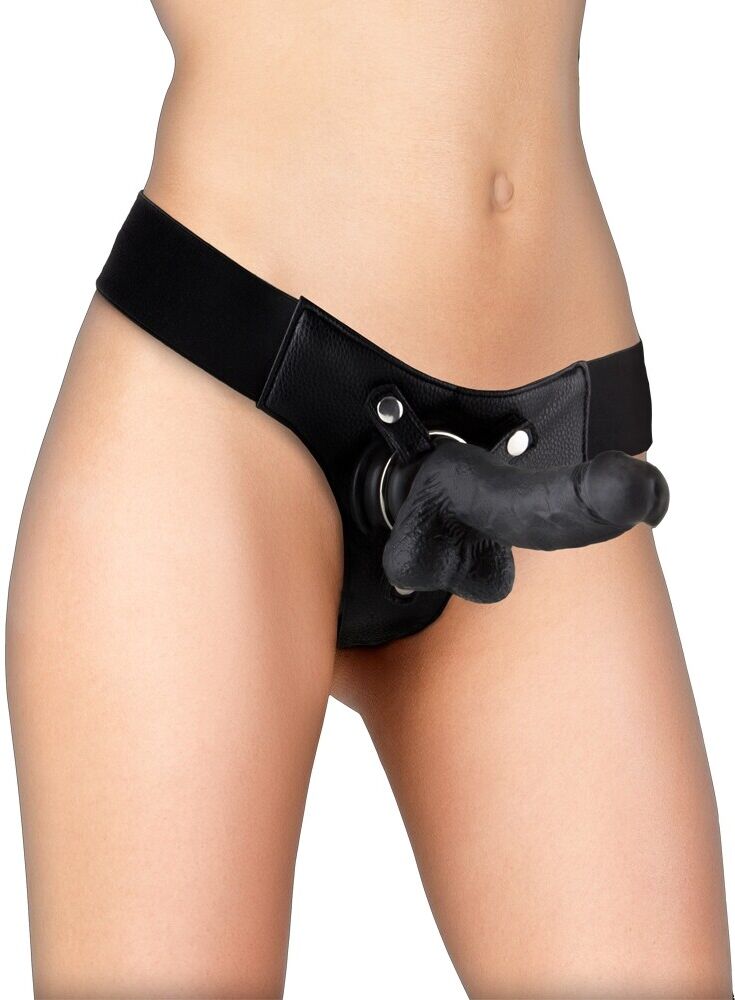 Ouch! Gode Ceinture Réaliste Cuir 18 cm