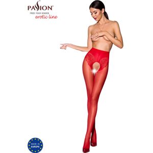 Passion Woman Garter & Stock Passion - Tiopen 006 Collant Rosso 1/2 30 Den