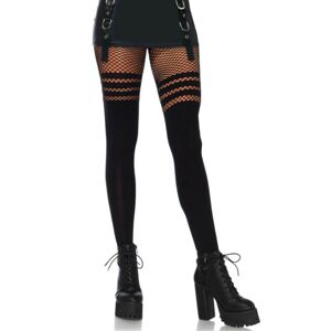 Leg Avenue Hosiery Leg Avenue - Collant Con Righe Fisnhet