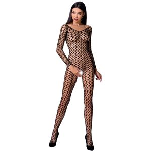 Passion Woman Passion - Donna Bs068 Bodystocking Nero Taglia Unica