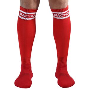 Macho Underwear Macho - Calzino Lungo Taglia Unica Rosso