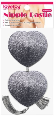 LOVETOY Copri capezzoli Silver Heart