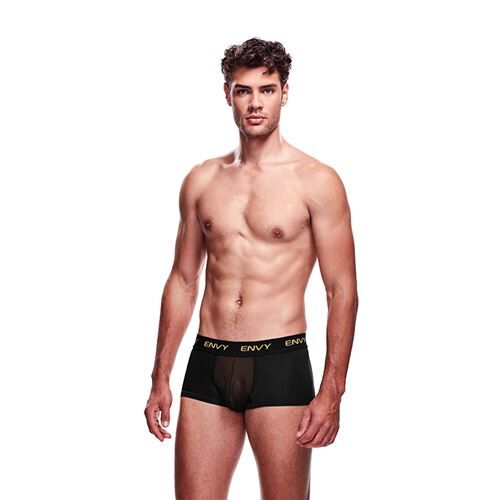 Envy zwarte boxershort met transparante pouch