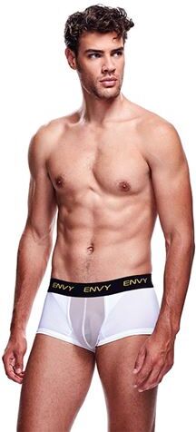 Envy witte boxershort met transparante pouch