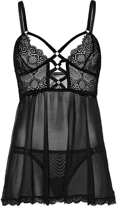 Leg Avenue - Lace Cage Babydoll - S/m