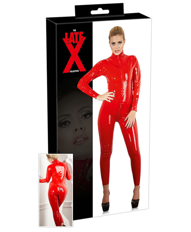 The Late X Collection - Red Catsuit - L