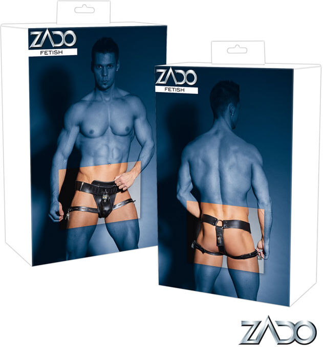 Zado Leather Chastity String - S/m