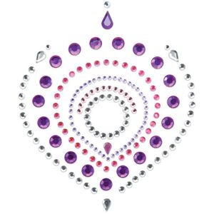 Bijoux Indiscrets Flamboyant nipple stickers purple/pink 2 pc