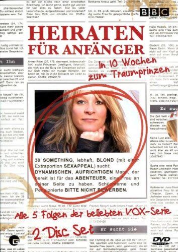 Sally Gray - Heiraten für Anfänger - In 10 Wochen zum Traumprinzen (2 DVDs) - Preis vom 15.03.2021 05:46:16 h