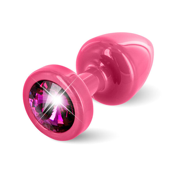 Diogol - Anni Butt Plug Round Pink & Pink 25 mm