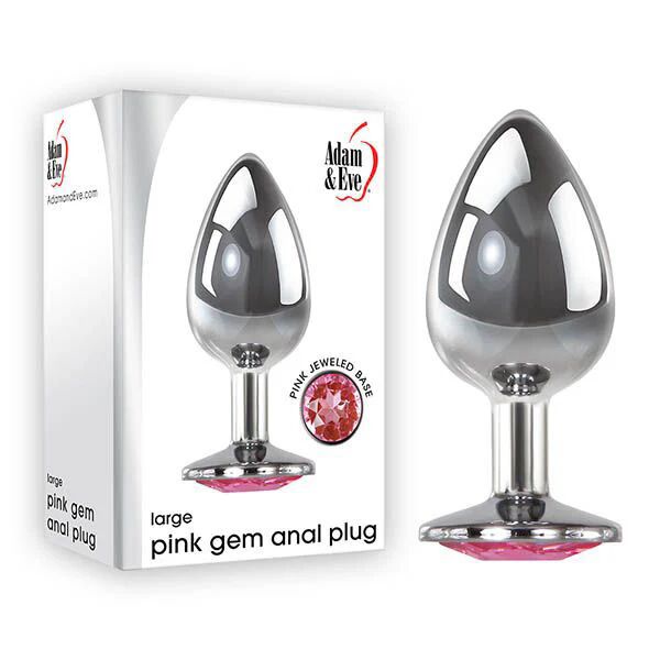 Adam & Eve Adam And Eve Pink Gem Anal Plug Large