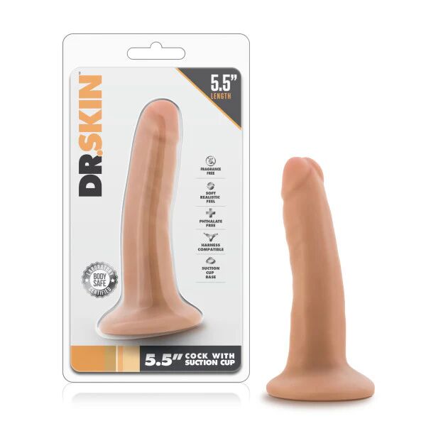 Unbranded Dr Skin Cock With Suction Cup Flesh 14Cm