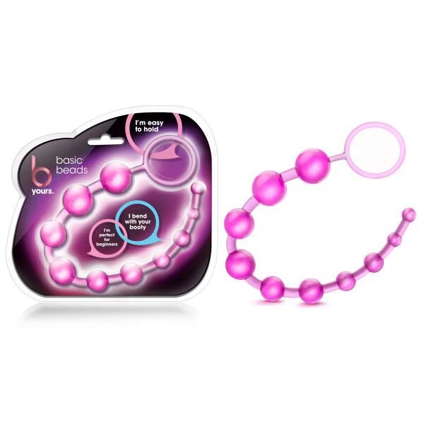 B Yours Anal Beads Pink 32Cm