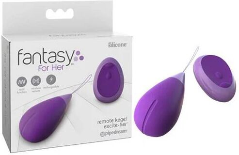 Pipedream Fantasy For Her Remote Kegel Excite Her Vibrating Kegel Purple