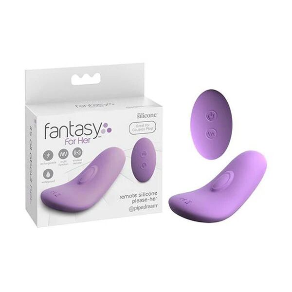 Pipedream Fantasy For Her Remote Silicone Please Her Stimulator Purple