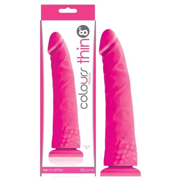 NS Novelties Colours Pleasures Pink Thin Dong