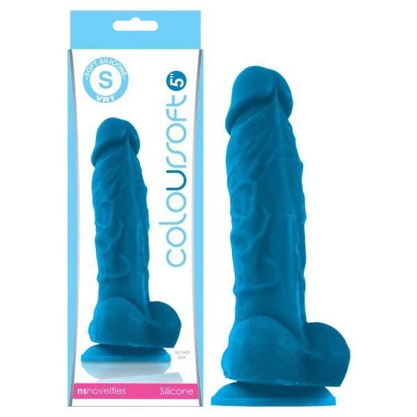 NS Novelties Coloursoft 5 Dildo Blue Dong