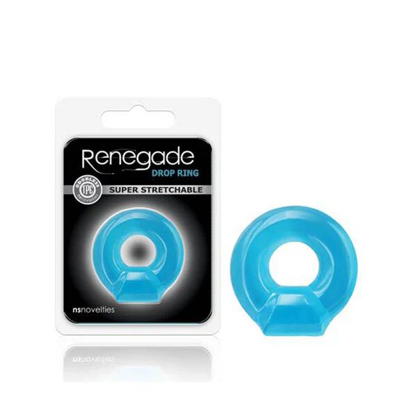 NS Novelties Renegade Drop Cock Ring Blue