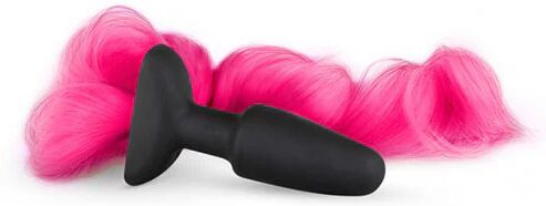 Pipedream Silicone Butt Plug With Tail Pink