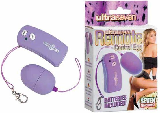 Seven Creations Remote Control Egg Purple Vibrating Egg