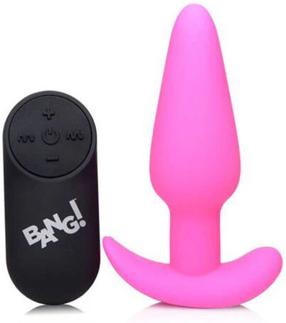 Xr Brands Silicone Butt Plug With Remote