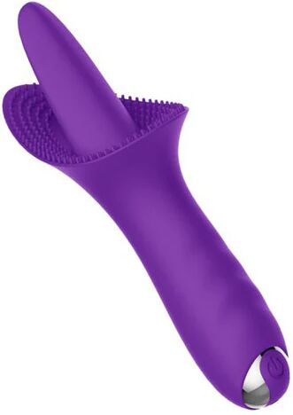 Urway Vibrator Licking Tongue Sex Toy Purple Rechargeable Clit Massager