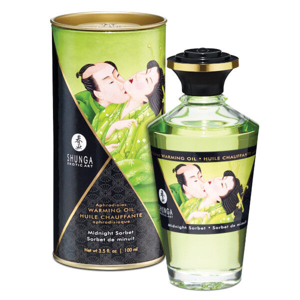 Shunga Huile Chauffante Aphrodisiaque Sorbet de Minuit 100ml