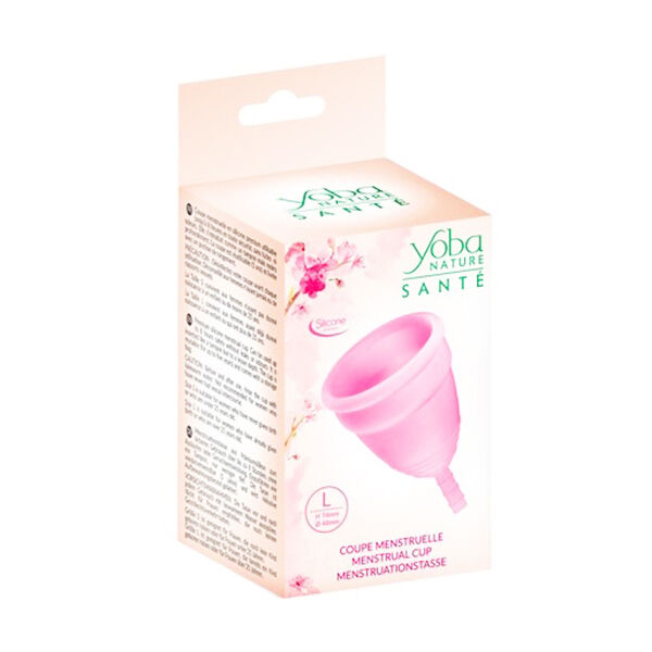 Yoba Coupe Menstruelle Taille L Silicone Rose